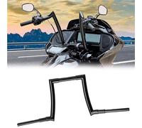HandleBars part Motorcycle Gloss Black Handlebar 1.5" Fat Bar .25" Clamp Ape Hanger Accessories For Harley For Davidson Softail For Breakout FXBR 2018-2024(16inch)