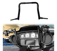 HandleBars part Motorcycle Handlebar 1.5" Fat Bar 1" Clamp Gloss Black Accessories For Harley Street Glide Special FLHXS 2014-2024 ST FLHXST 2022-2024(12 inch)
