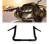 HandleBars part Motorcycle Handlebar 1.5" Fat Bar 1" Clamp Gloss Black Accessories For Harley Street Glide Trike FLHXXX 2010-2011 FLHX 2007-2024(16 inch)