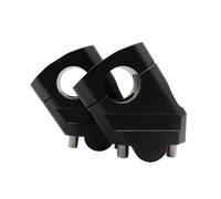 Handlebars raised extended 22mm Motorcycle Handlebar Riser Bar Mount Handle Clamp Parts For R850R F800ST R 850R F800 ST R850 R(22mm Black)