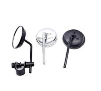 Handlebars Rear Mirror Motorbike For Motorbike Outside Rear View Left & Right Side View Mirrors 4inch 10cm Clamp On Mirror Motorbike Rear View