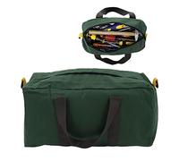 Handled Tool Bag Wide Mouth, 18 X 6 X 9Inch Heavy Large Capacity Duty Waterproof Tool Organizer, Portable Canvas Tool Tote for Carpentry Electrician (20 Inches)