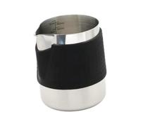Handleless Milk Pitcher Espresso Steaming Pitcher for Bar Coffee Shop Office 600ml, Black