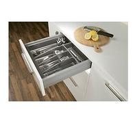 Handles & Ironmongery Cutlery Tray for 600mm Cabinet Matt Anthracite by Stolmet manufacturing (530mm wide x 430mm deep)