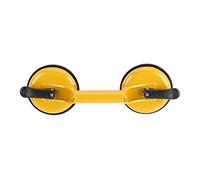 Handles Plate Sucker Glass Suction Cup Extractor Single Double Three-jaw Tile Sucker Floor Tile Handling Car Dent Repair Tool Suction Pump Extractor(Double claw)