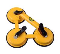 Handles Plate Sucker Glass Suction Cup Extractor Single Double Three-jaw Tile Sucker Floor Tile Handling Car Dent Repair Tool Suction Pump Extractor(Three claw)