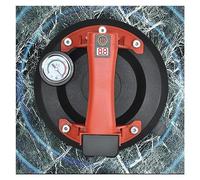 Handles Plate Sucker Strong Electric Vacuum Suction Cup For Glass Lifting Sucker 200KG 8 Inch Heavy Duty Vacuum Lifter With Pump(Red,A)
