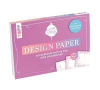 Handlettering Design Paper Block Cotton Candy A5: 75 feste Motivpapiere DIN A5 in 25 Designs. Mit Handlettering-Grundkurs