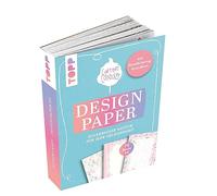 Handlettering Design Paper Block Cotton Candy A6: 75 feste Motivpapiere DIN A6 in 25 Designs. Mit Handlettering-Grundkurs