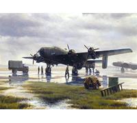 Handley Page Halifax RAF Bomber Aircraft Plane Aeroplane Birthday Card