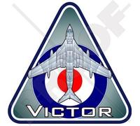 Handley Page VICTOR RAF V-Force, British Royal AirForce UK 3,7" (95mm) Vinyl Sticker, Decal