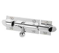 HANDLEZONE® Bell Shaped Premium Sliding Door Bolt, Sturdy Lock Barrel Bolt Perfect for Securing Internal Doors in Bedrooms, Bathrooms, Cupboards - 75x32mm - Polished Chrome