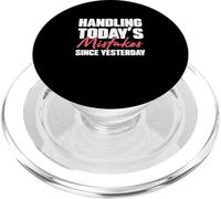 Handling Today's Mistakes Since Yesterday An Escrow Officer PopSockets PopGrip for MagSafe