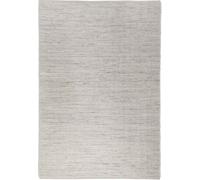 The Rugs Handloom Jute Rug Dhaka Natural Jute Wool Cotton Woven Rug In White