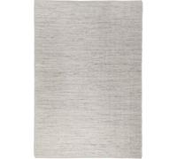 The Rugs Handloom Jute Rug Dhaka Natural Jute Wool Cotton Woven Rug In White