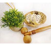 Handmade 100% Natural 'Getting Warmer' MUSCLE RUB LOTION BAR -Cocoa & Shea Butter, Cinnamon, Peppermint, Juniper