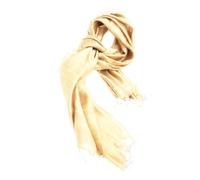 Handmade 100% Pure Thai Silk Scarf - Creamy