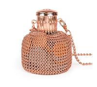 Handmade 1920's English Coin Purse - 2024 New Funky Model Vintage Wallet, Portable Coin Purse, English Coin Pouch for Change, rose gold, Stainless Steels