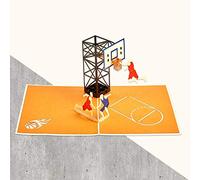 Handmade 3D Handcrafted Gift Icons Basket Ball Pop Up Card