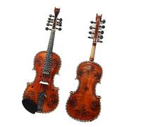 Handmade 4 * 5 String Violin 4/4 Selected Patterns Carved On Spruce Top And Large Maple Back Violin for Beginners