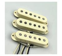 Handmade '57/'62 SSS Single-coil Pickups Alnico 5 Copper Wire Pickups Reverse-engineered For For ST Guitar Pickup-Set For Electric Guitars (Color : 02)