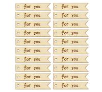 Handmade 60pcs Scrapbook Hollow Out Wooden Mini Ornament