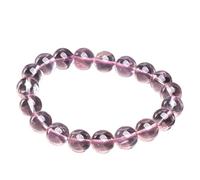 Handmade 7A Rose Quartz Crystal Bracelet for Women - Natural Gemstones with Starry Sky Effect - Emotional Healing Jewelry Gifts(10~10.8mm)