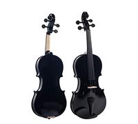 Handmade Acoustic Violin Set Basswood&Alloy& Brazil Wood Material For Woman Kids Students Beginners Music Education Full Size Violin (Size : 1/4)