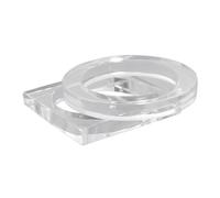 Handmade Acrylic Bangle Set of 2 - Crystal Clear Geometric & Minimalist Design, Lightweight Versatile Jewelry for Modern Elegance