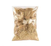 Handmade Alpaca Fiber Bird Nesting Heart - Handmade Fiber Bird Nesting Heart for Wild Birds, Natural Eco-Friendly Nestings Material for Gardens or Tree Hanging (1pcs)