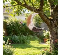 Handmade Alpaca Fibre Bird Nesting Heart, Natural Material, Dual-Season Outdoor Shelter, Ready to Hang, for Garden Birds (K)