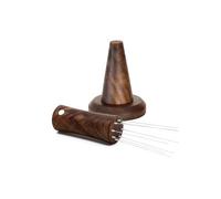 Handmade American Walnut WDT Tool V2.0 Built-in Magnet Handle and Stand | 8 Needles Built-in + 8 Extra Needles 0.35mm for Replacement