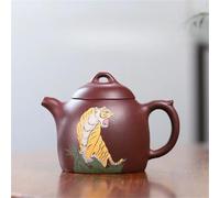 Handmade Auspicious Beast Pot Raw Ore Purple Mud Kettle Zisha Tea Set Items 240ML Boutique Yixing Clay Teapots Travel Tea Set Teapots & Coffee Servers