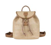 Handmade Backpack for Women Striped Woven Backpack Lightweight & Portable Bookbag Handmade Daypack with Flap Design for Shopping Holiday Parties Commute Beach Daypack Daily Use