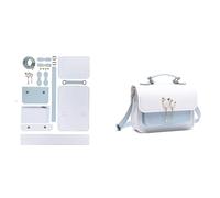 Handmade Bag Retro Hand Stitching Sewing Handbag Shoulder Bags Accessories Pu Leather Adjustable Strap
