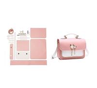 Handmade Bag Retro Hand Stitching Sewing Handbag Shoulder Bags Accessories Pu Leather Adjustable Strap