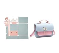 Handmade Bag Retro Hand Stitching Sewing Handbag Shoulder Bags Accessories Pu Leather Adjustable Strap