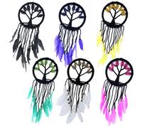 Handmade Bali Tree Of Life Dreamcatcher - 16Cm Macrame Boho Decor