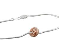 Handmade Ball Charm Rose Gold Wire Wrapped Bracelet with Signature Gift Packaging by Otis Jaxon
