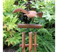 Handmade Bamboo Wind Chimes With Wildlife