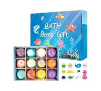 Handmade Bath Balls - 2.5 Inch Luxury Bubble Maker, Moisturizing Spa Sphere, Long-Lasting Fizzy | Organic Oil Soaking Kit for Kids Teens Adults Seeking & Professional Relaxation At Home