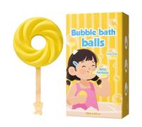 Handmade Bath Balls - Fragrant Lollipop Shape Shower Steamers, Natural Bubble Bath Toys | Cute Relaxation Gift for Kids Birthday Summer Self Care, Natural Handmade B́ Ball Stocking Stuffer Boys