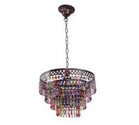 Handmade Beading Ceiling In South East Asia Tassel Princess Exotic Balcony Bedrooms Dining Room Pendant Lamp of The Lighting Chandeliers Size : Chandeli