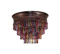 Handmade Beading In South East Asia Tassel Princess Exotic Balcony Bedrooms Dining Room Pendant Lamp of The Lighting Chandeliers Size : Ceiling