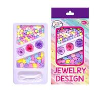 Handmade Beading Kit - 3.74x0.94x6.77in Mini Beads for Custom Bracelets, Artistic Craft Set with Skill Building Function, Kids Teens for Adults, Classroom, Summer Camp, Vibrant Colors, Home, Event