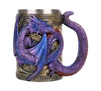 Handmade Beer Tankard, Beer Coffee Tankard, 3D Medieval Dragon Beer Tankard, Beautiful Handmade Mug, Vintage Double Wall Accessories, Insulated Drinking Gift