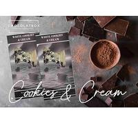 Handmade Belgian White Chocolate Bar with Crushed Cookies & Cream - 100g, Gourmet Chocolate, Gift Bar, Small Batch Artisan Sweet