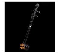 Handmade Black Sandalwood Carving Dragon Head Flat Octagonal Erhu Chinese 2-string Erhu With Accessories Professional Erhu