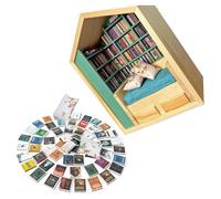 Handmade Bookroom Kit | Shake to Ease | Includes 200 Miniature Books and 2 Delicate Cushions | Perfect for Relaxing at Home, Unwinding in the Dorm, or Adding Charm to Your Decor