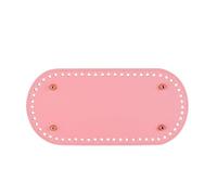 Handmade Bottom for Knitted Bags PU Leather Base Handmade Bag Bottom for Hook DIY Women Purse Handbag Knitting Crochet Bags Accessories Parts(Pink,26.5x8cm)